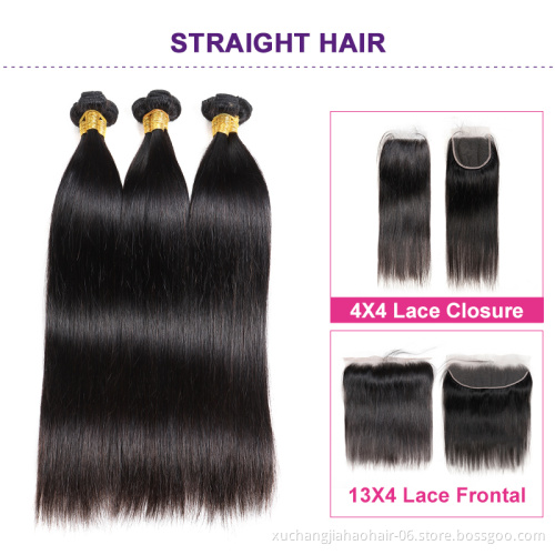 Free Sample 8A 9A 10A Grade Straight Bundle 100% Unprocessed Virgin Human Hair Wholesale